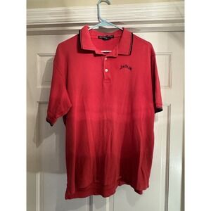 Jim Beam Polo By Devon & Jones Men's Medium 100% Cotton